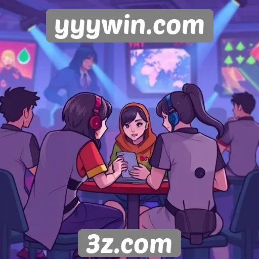 Interação social entre jogadores no yyywin.com